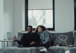 Couple living together